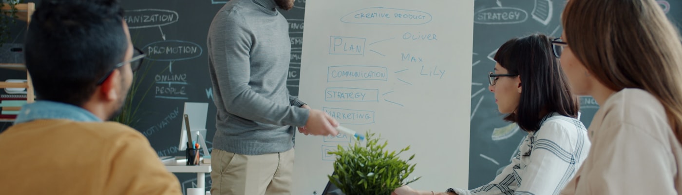 Atelier stratégique en équipe — workshop collaboratif